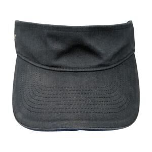 Falcon Slideback Visor Hat Black One Size Adjustable Outdoor Blank